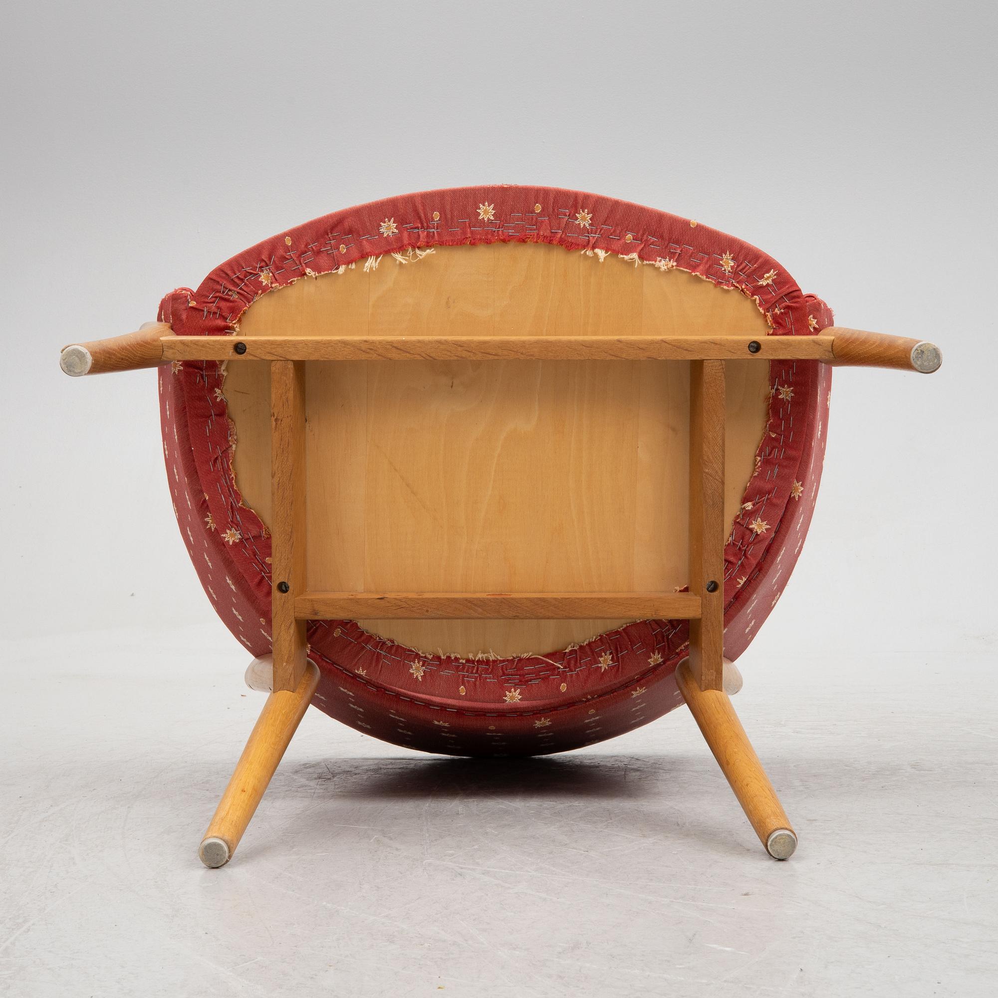 Jörgen and Nanna Ditzel, a pair of armchairs, 'Kitani ND-01', Willadsen, Vejen, 1950's.