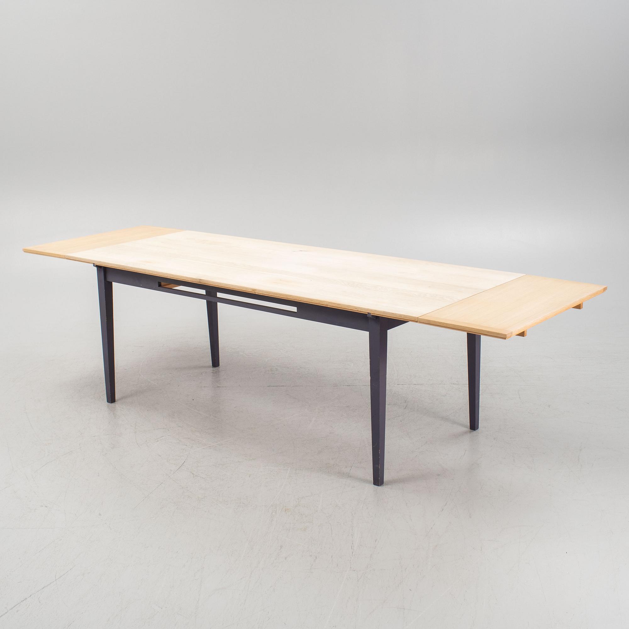 Erik Richter, matbord samt stolar, 6 st, Norrgavel.