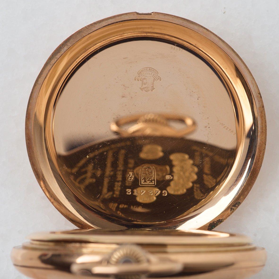 ULYSSE NARDIN, Locle & Genève, fickur, 52,5 mm, hunting case,