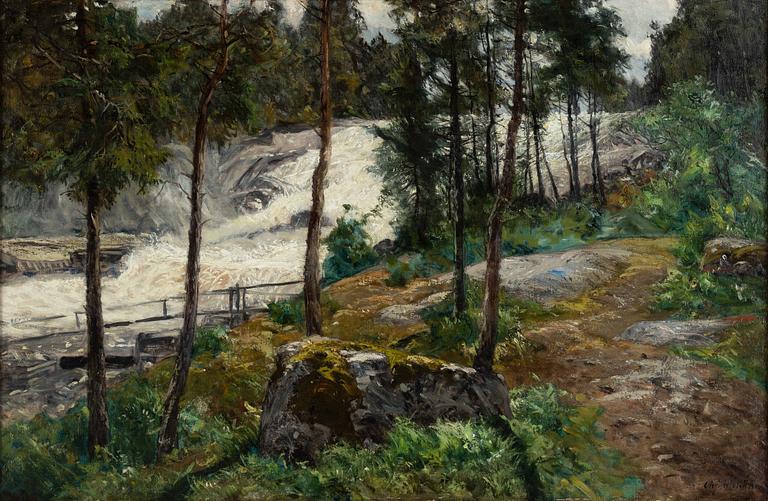 Olof Arborelius, oil on canvas, signed.