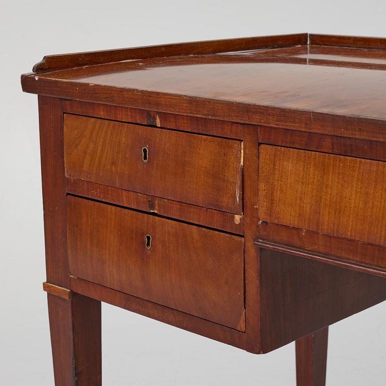 A Gustavian style writing desk, from around the year 1900.