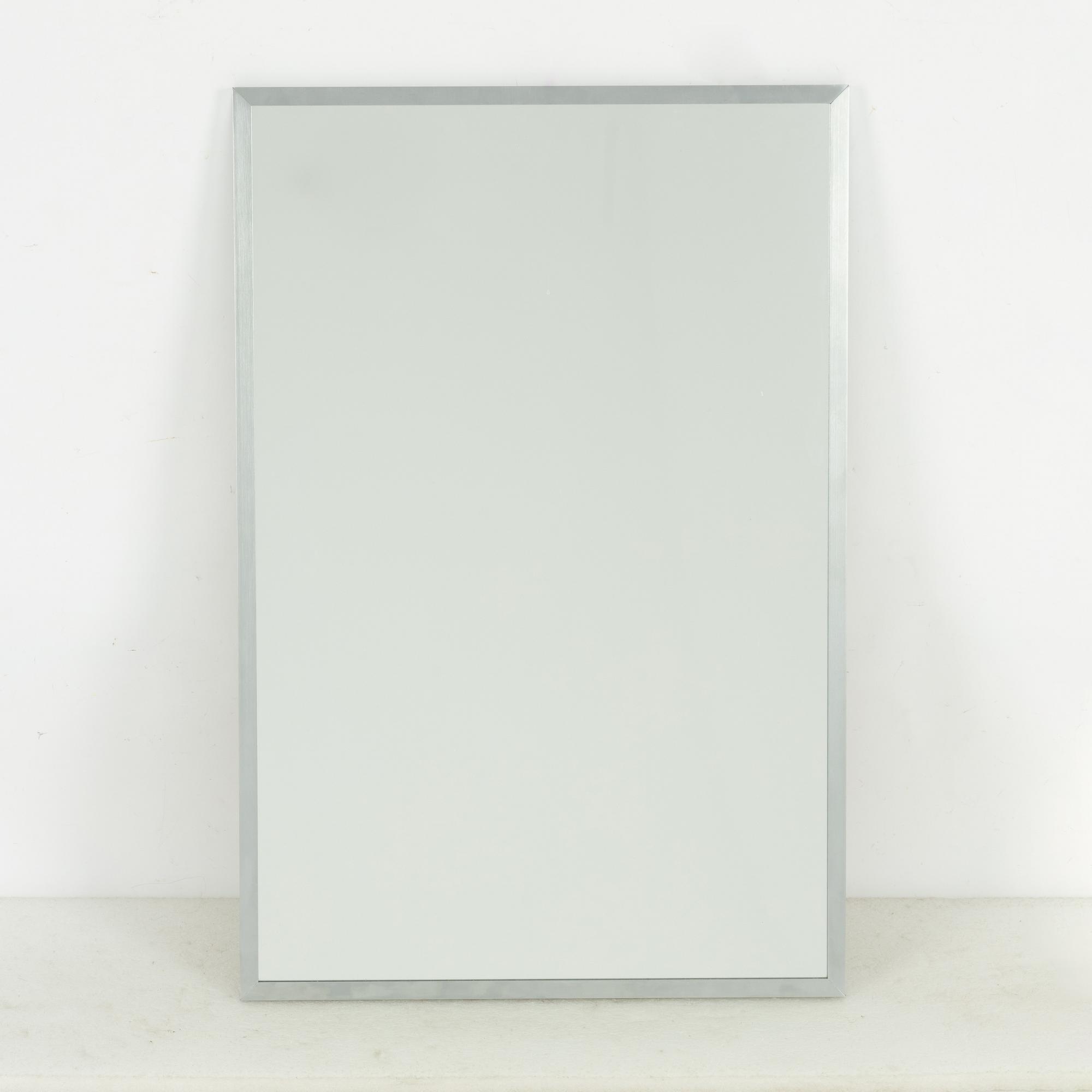 A steel frame mirror, probably Ulf Scherlin, 2006.