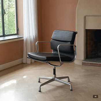Charles & Ray Eames, Office chair, “EA208 Soft Pad Chair”, Vitra.