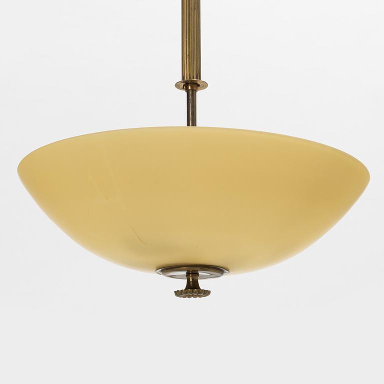 Bertil Brisborg, taklampa, modell "31020", Nordiska Kompaniet, 1940-tal.