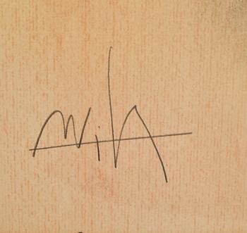 WIFREDO LAM, färglitografi, sign och numr 190/262.
