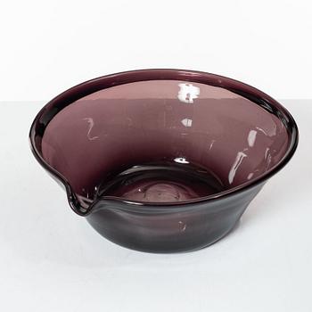 Mjölkfat / Spillkum, glas, Sverige, ca år 1800.