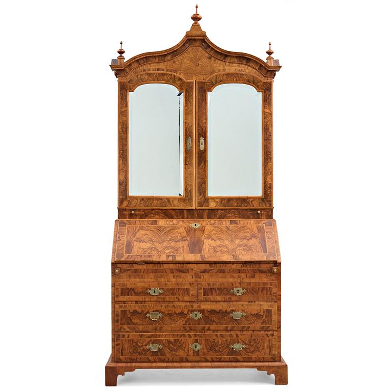 A Swedish late Baroque cabinet by Johan Hugo Fürloh (master in Stockholm 1724-1745).