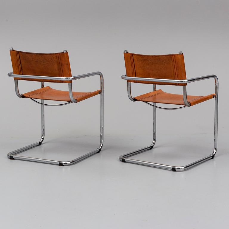 Two armchairs, second half of the 20th century.