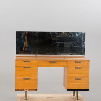 A BUREAU WITH MIRROR BY STAG FURNITURE, second half of the 20th century.