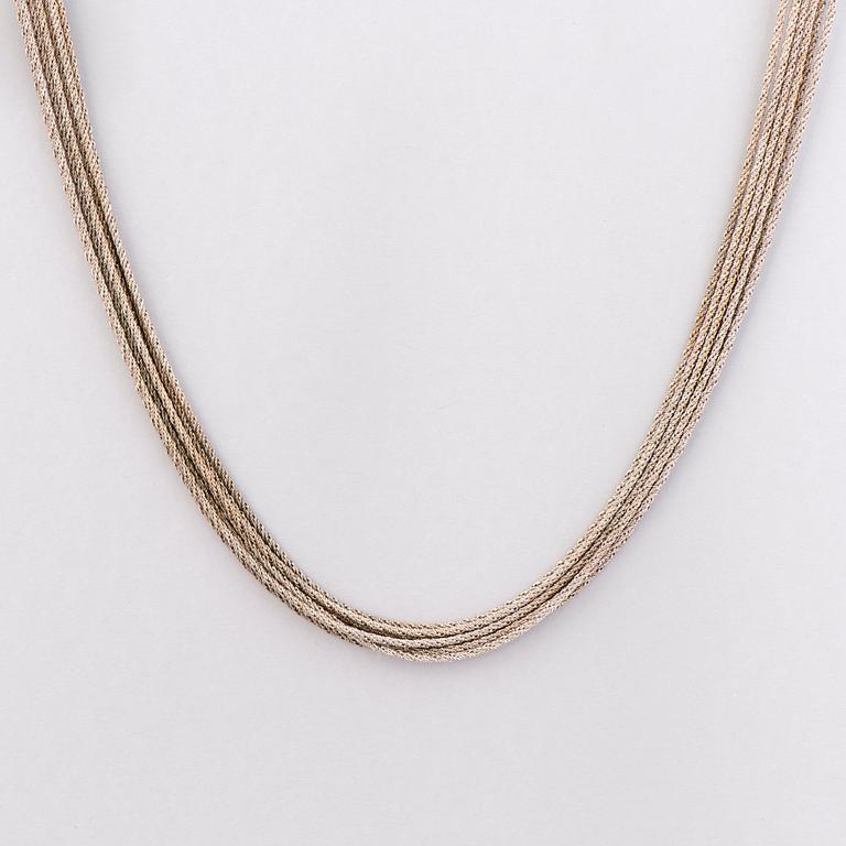 A NECKLACE, 18K white gold. A. Tillander, Helsinki Finland 1973.