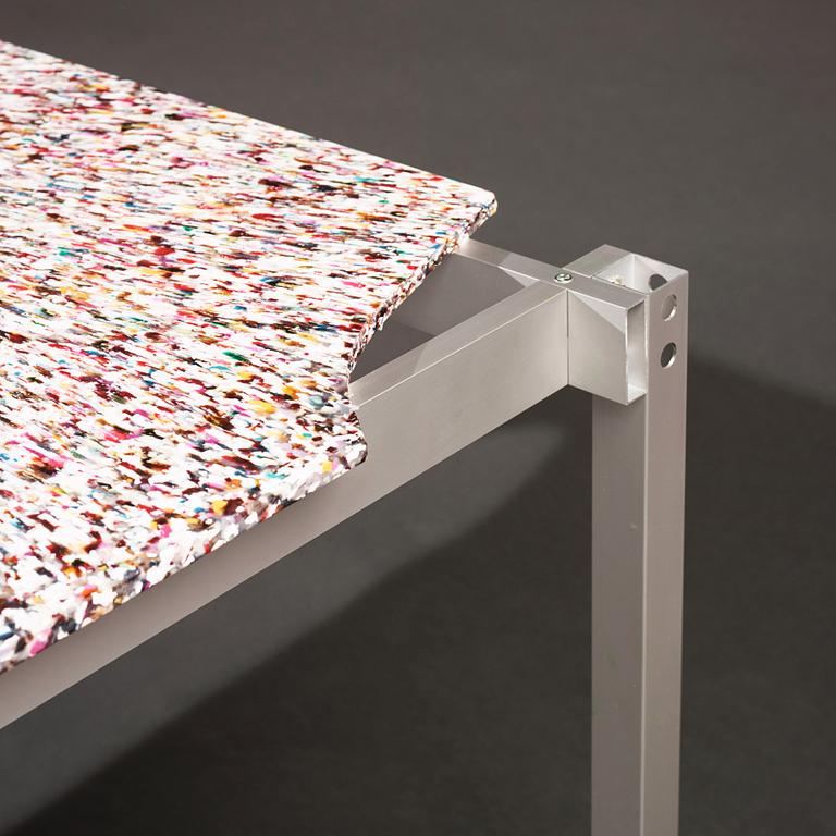 Fredrik Paulsen, a unique table, "Desk One, Broken Smiles", JOY, 2024.