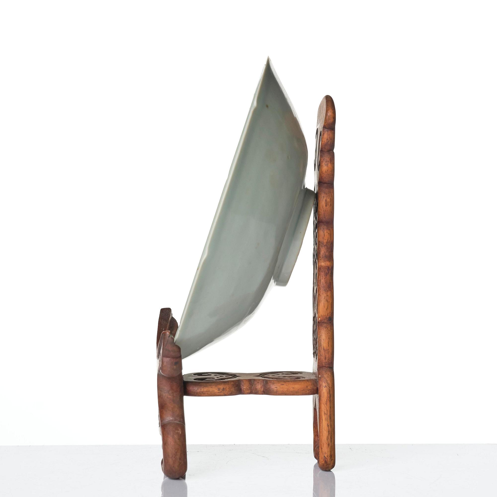 A carved qingbai foliate bowl, Song dynasty (960-1279).