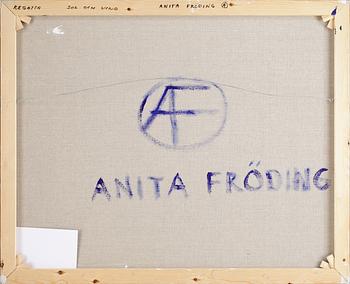 ANITA FRÖDING, olja på linneduk, signerad.