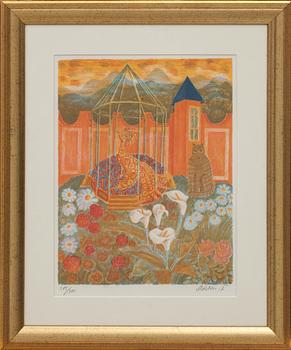 MÅRTEN ANDERSSON, färglitografi, signerad och numrerad 285/300.