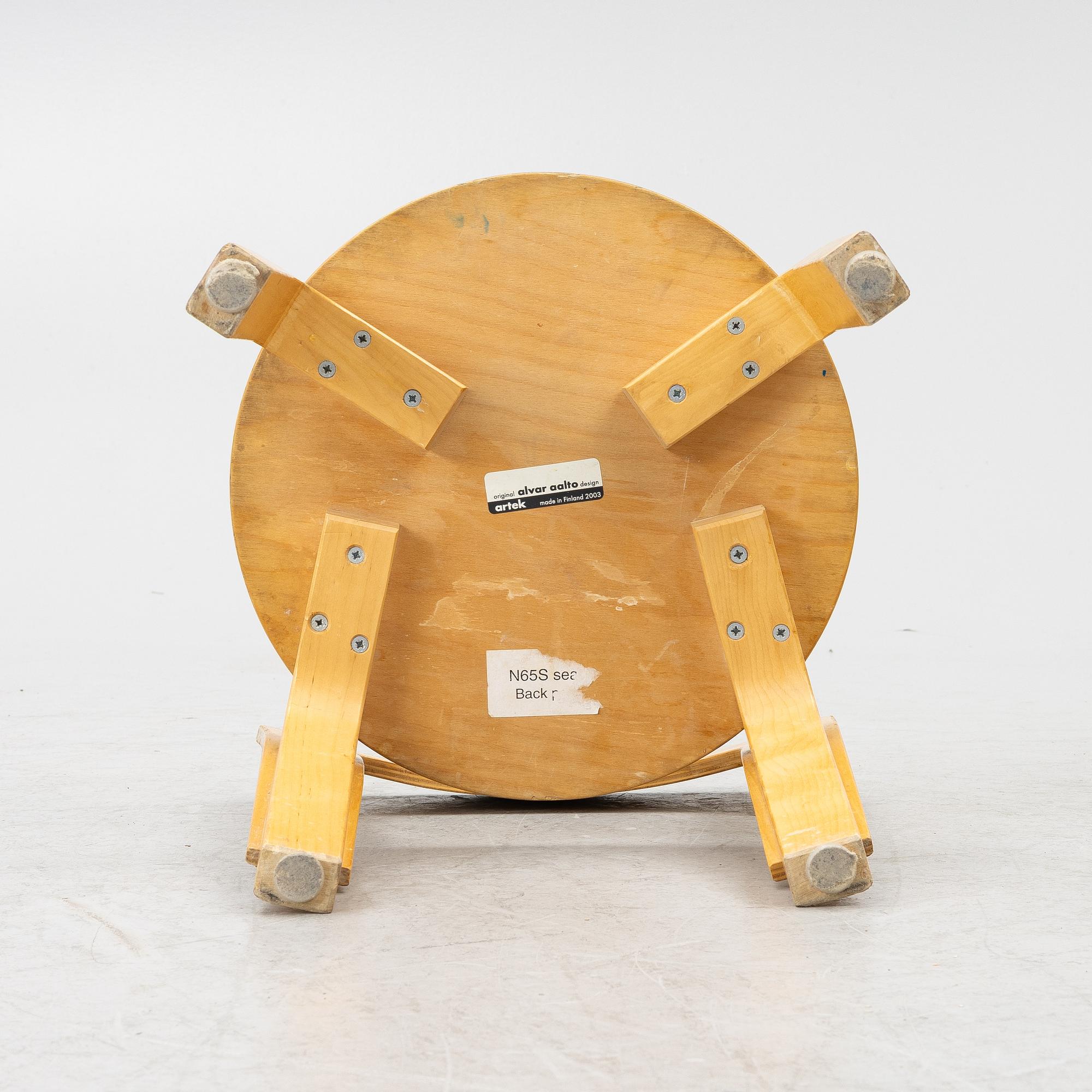 Alvar Aalto, barnstolar, 4 st, Artek, Finland.