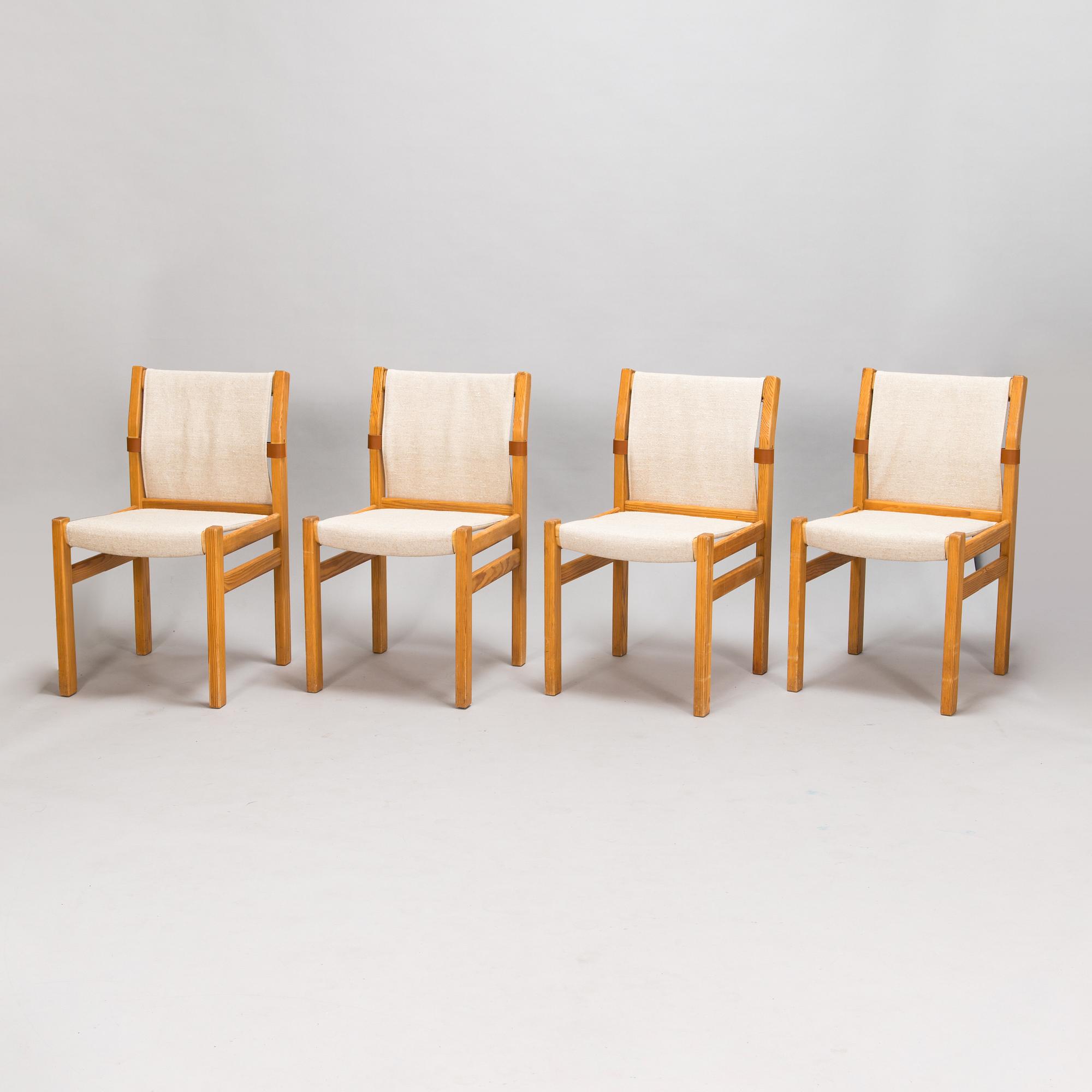 Pirkko Stenros, 4 tuolia, Artek, 1950-luku.
