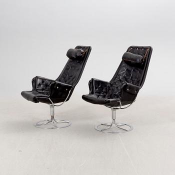 Bruno Mathsson, fåtöljer, ett par, "Jetson", Dux.