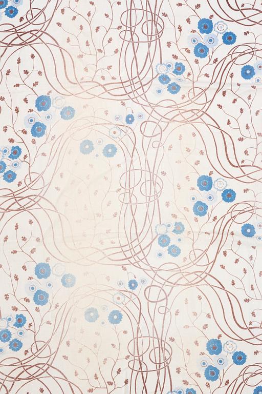 Josef Frank, Ihopsydda gardinvåder, ett par, "Loops", Firma Svenskt Tenn.