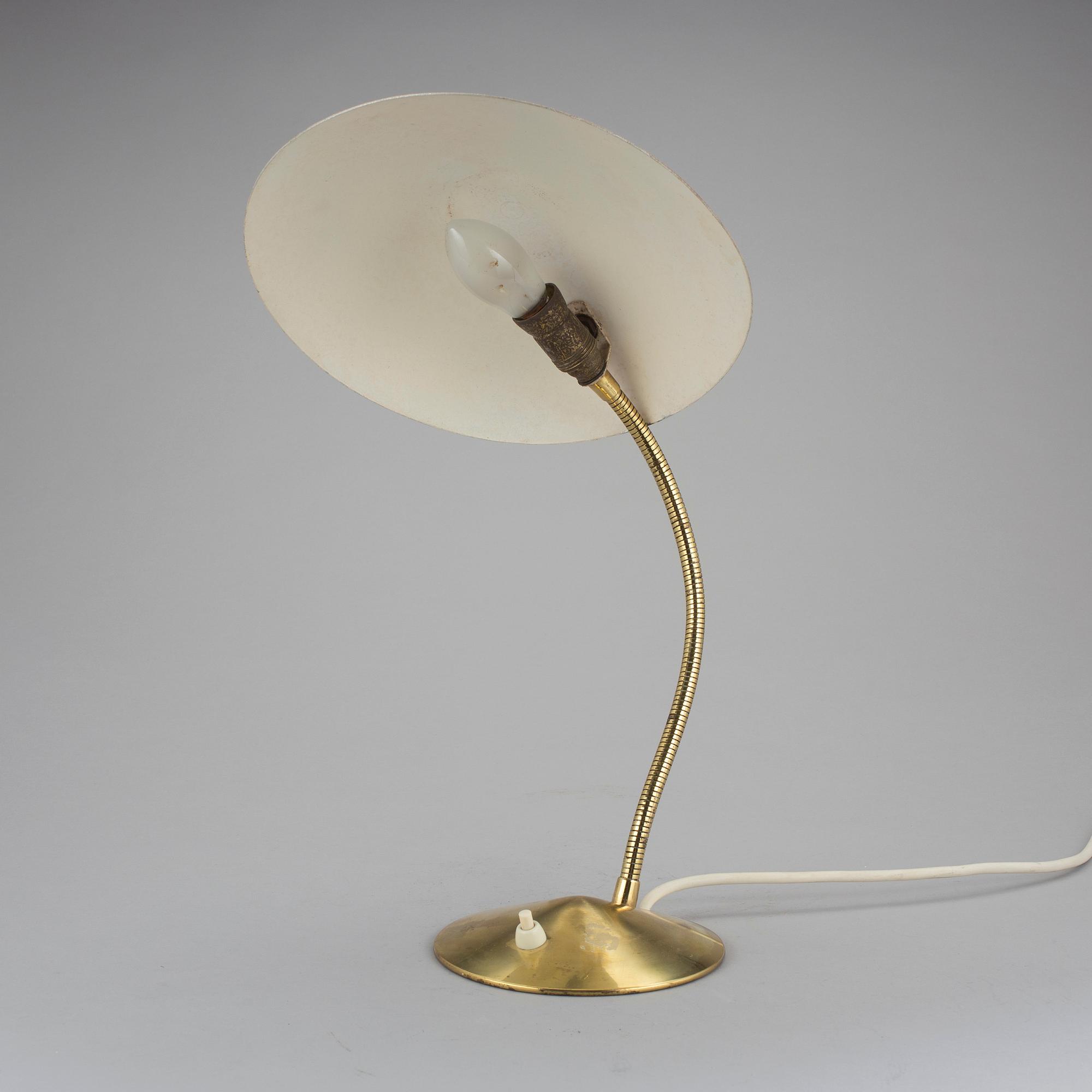 BORDSLAMPA, omkring 1900-talets mitt.