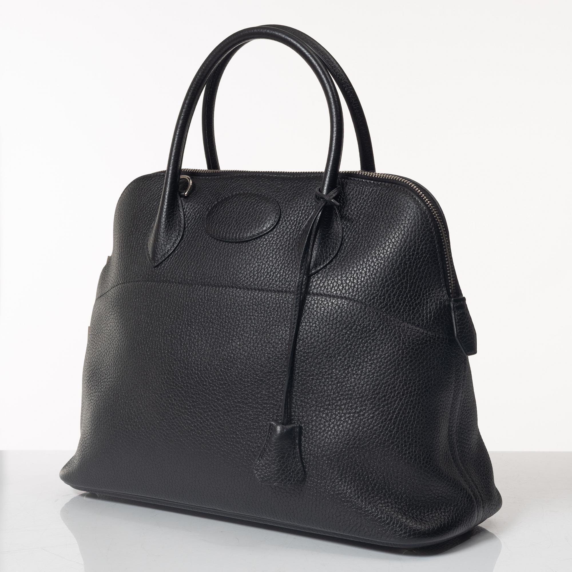 Hermès, A black togo leather bag, "Bolide 35", 2018.