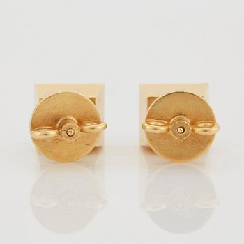 Wiwen Nilsson, örhängen, ett par, Lund 1970, 18K guld.