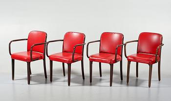 KARMSTOLAR, 4 st, Thonet, 1900-talets första hälft.