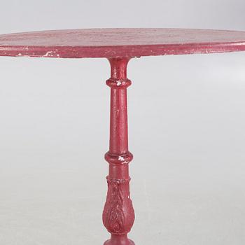 A garden chair from Grythyttan and a table, 20th century.