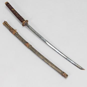 Katana, japanilainen, 1900-luvun jälkipuolisko.