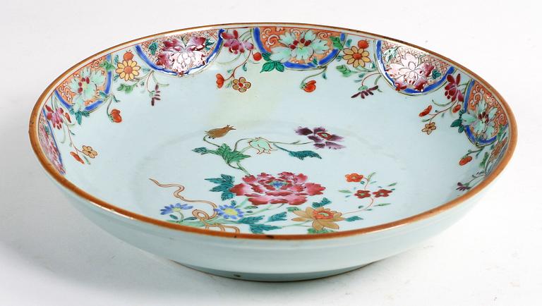 SKÅLFAT, porslin, Kina, Qianlong, 1700-tal.