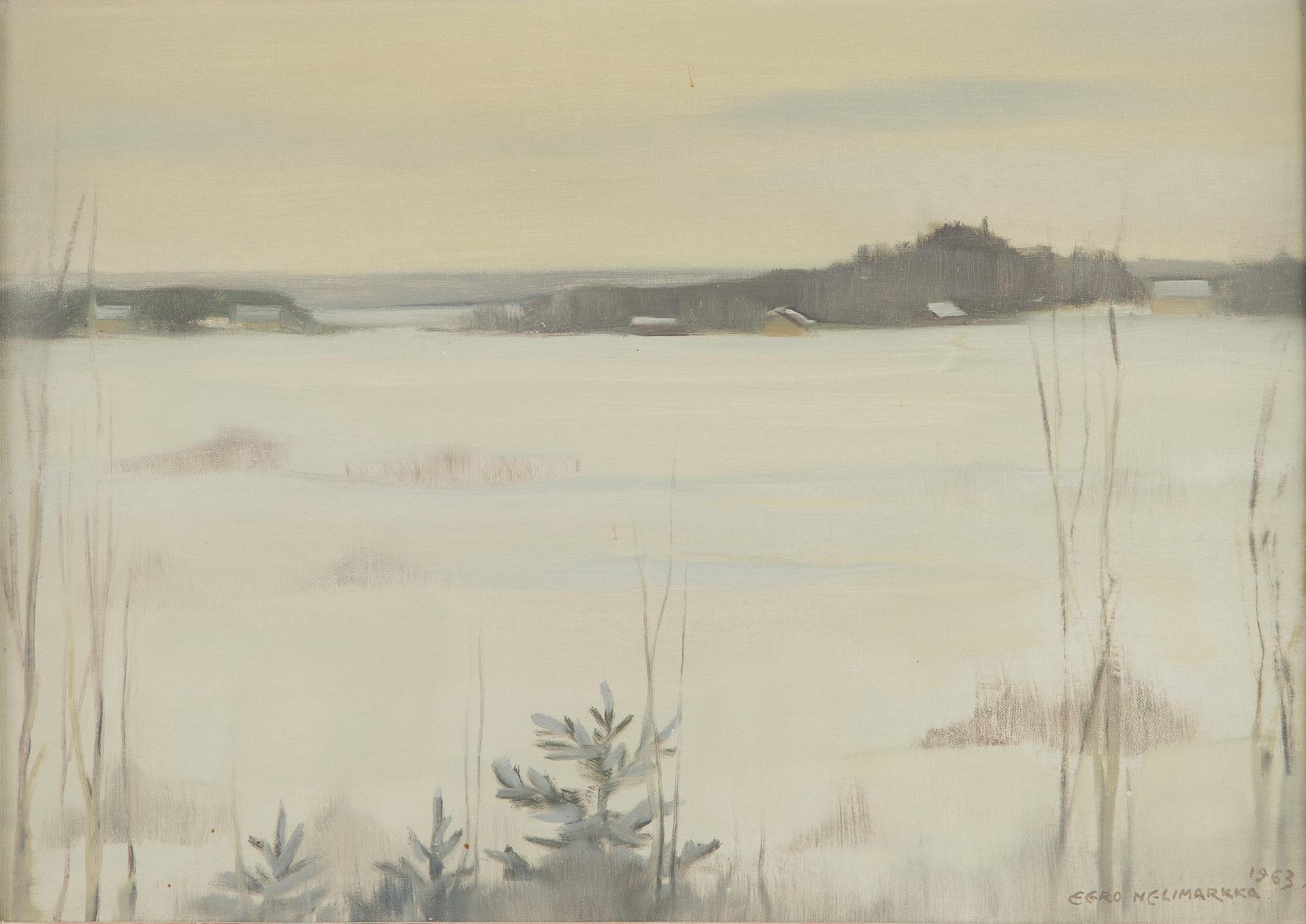 Eero Nelimarkka, Vinterlandskap.