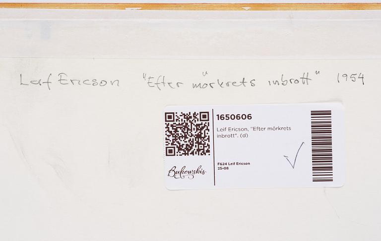 Leif Ericson, "Efter mörkrets inbrott".