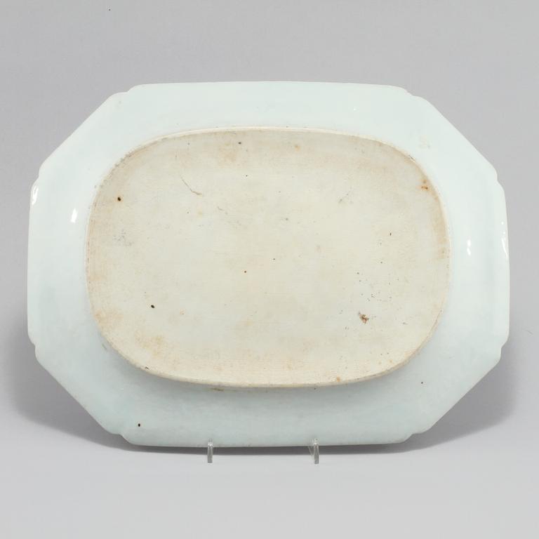 STEKFAT, porslin, Kina, 1700-tal.