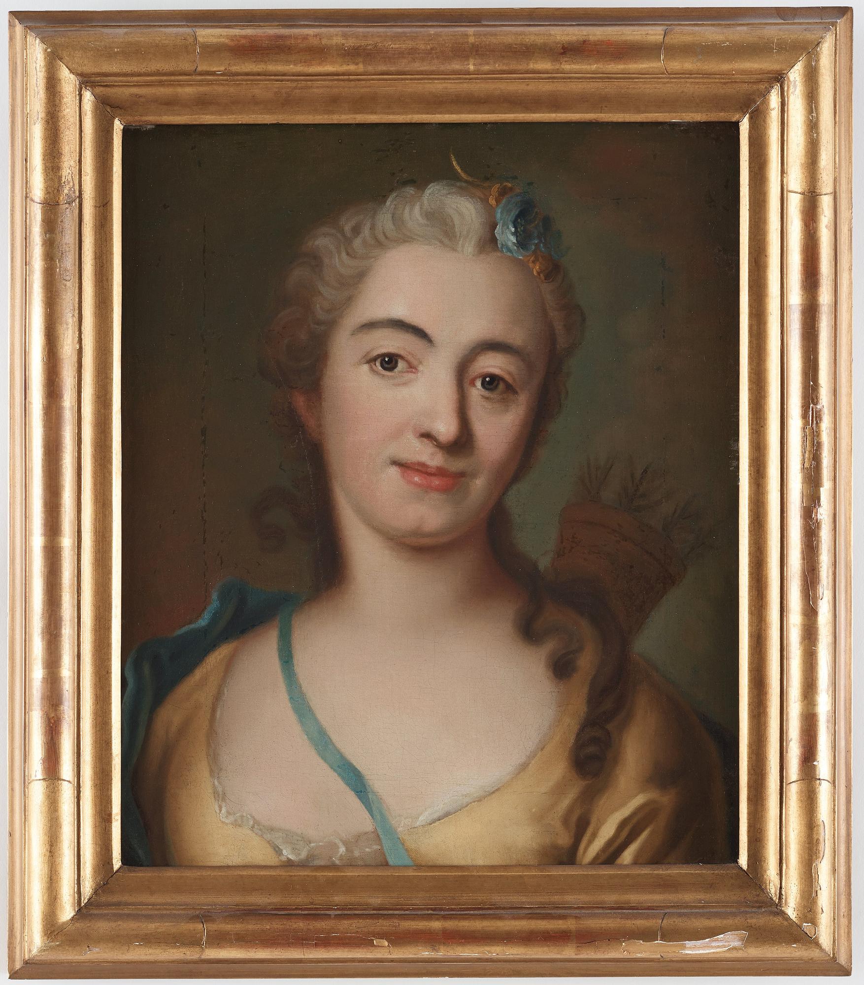 Johan Henrik Scheffel, "Kristina Anna Dohna" (1729-1792)(gift Falkenberg, Leijonhufvud).
