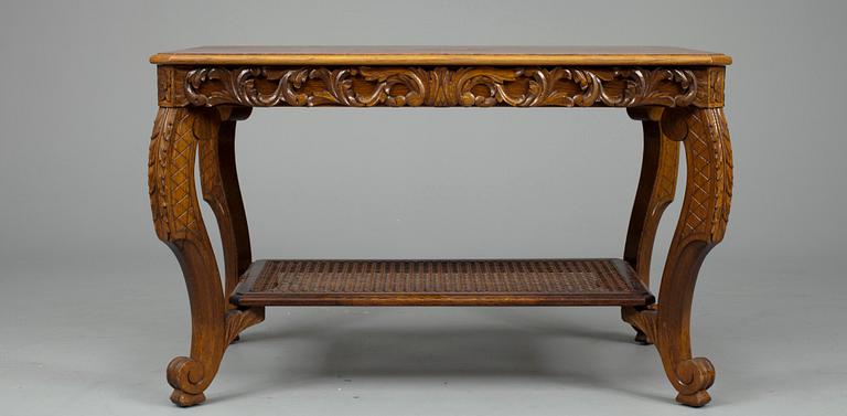 MÖBLEMANG 4 delar, ek, 1900-talets början.