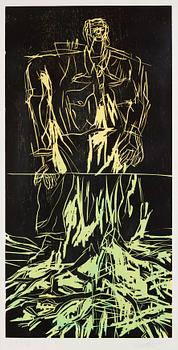 421. Georg Baselitz, "Geteilter Held (Remix)".