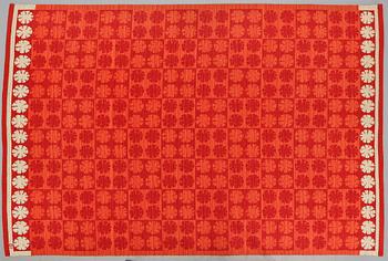 MATTA, dubbelväv, Ingrid Dessau, monogramsignerad, 1900-talets andra hälft, ca 243 x 164 cm.