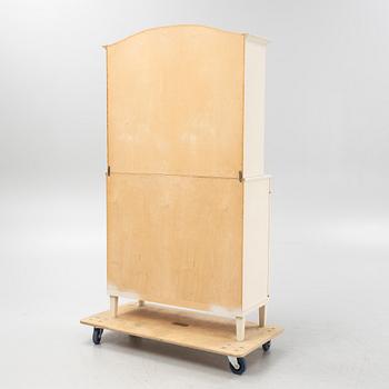 Carl Malmsten, a five piece dining group and a cabinet, modell 'Herrgården', Bodafors, Sweden, 1962.