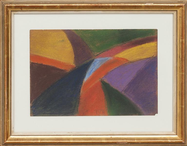 TORA VEGA HOLMSTRÖM, pastell, monogramsignerad TVH.