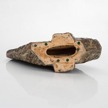 Taisto Kaasinen, skulptur, stengods, signerad T. Kaasinen Arabia.