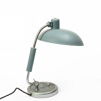 Christian Dell, a functionalist table lamp, model 6632, Kaiser Idell, 1930s.