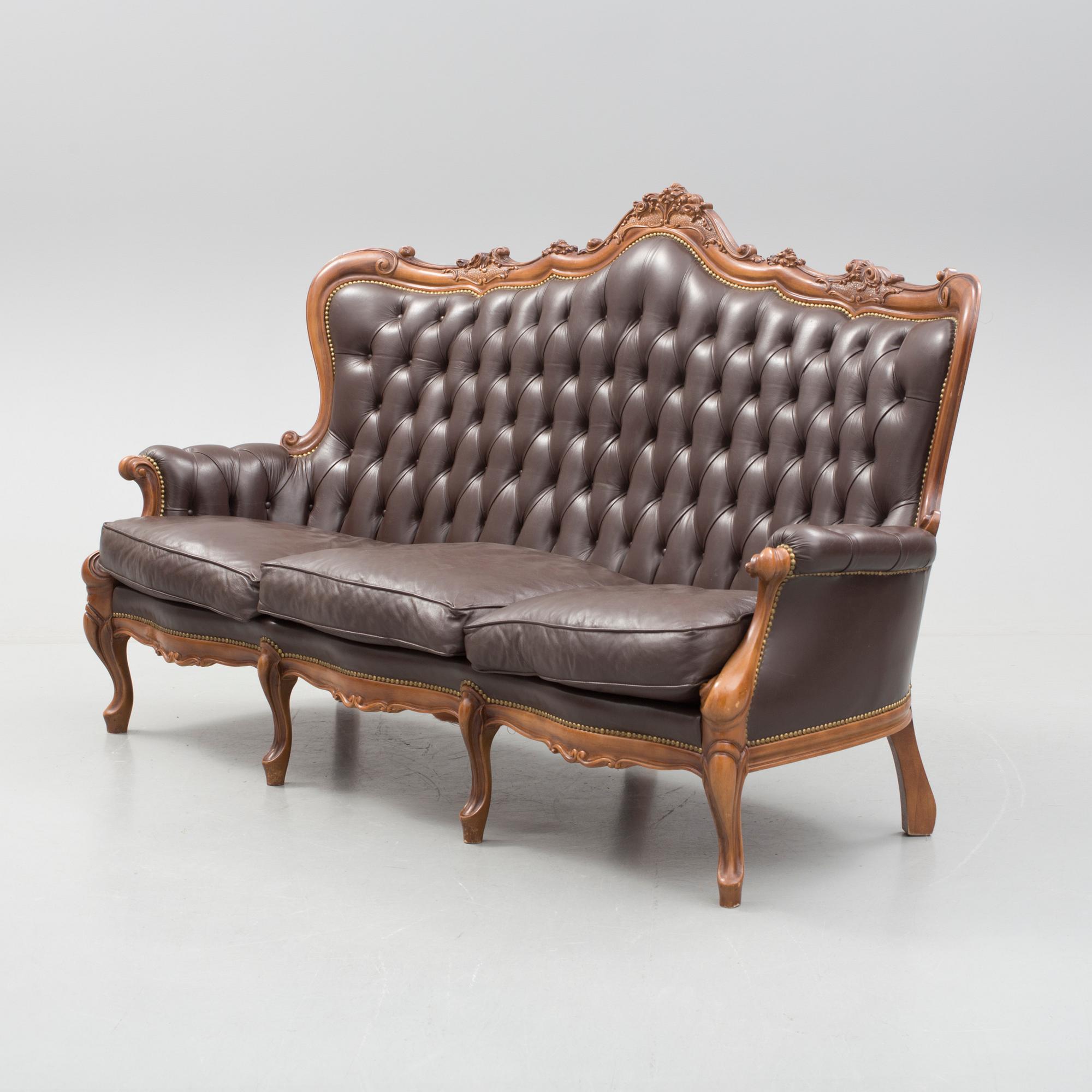 SOFFA, rokokostil, 1900-talets andra hälft.