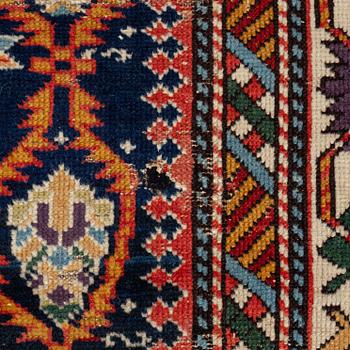 An antique Shirvan runner, circa 313 x 116 cm.