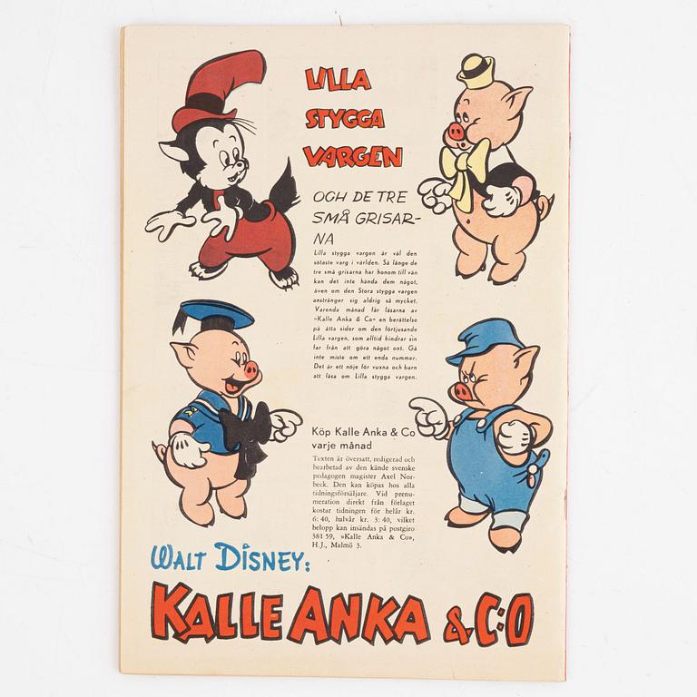 Serietidning, "Kalle Anka & Co" Nr 1, 1949.