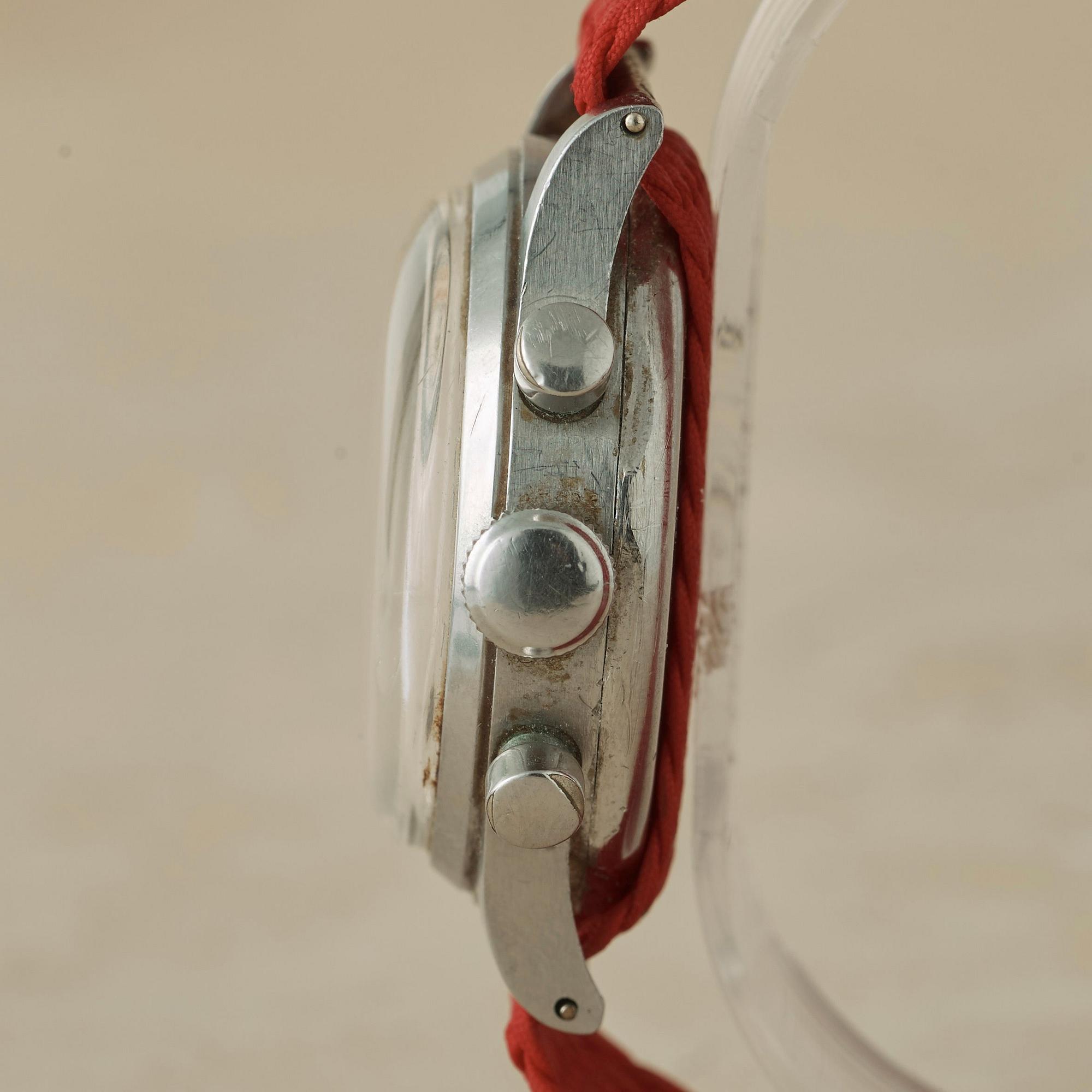 HEUER, "Base 1000, Telemetre", "Big Eyes", chronograph, wristwatch, 34,5 mm,
