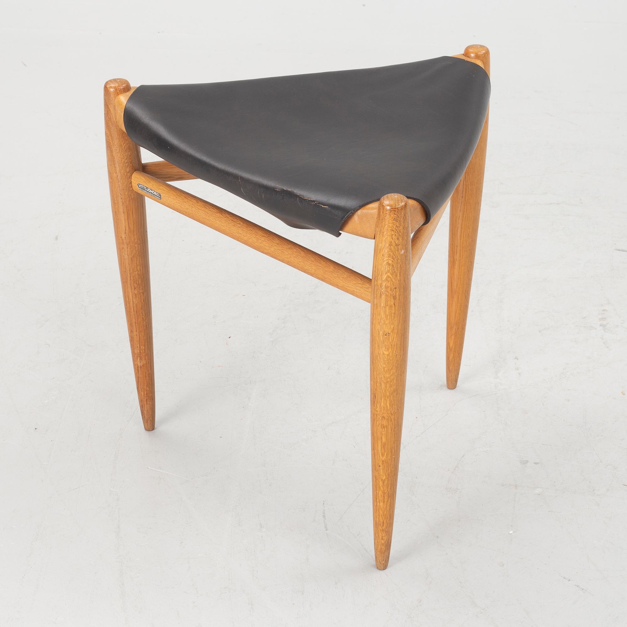 Östen Kristansson, stool, Vittsjö furniture, 1960s.