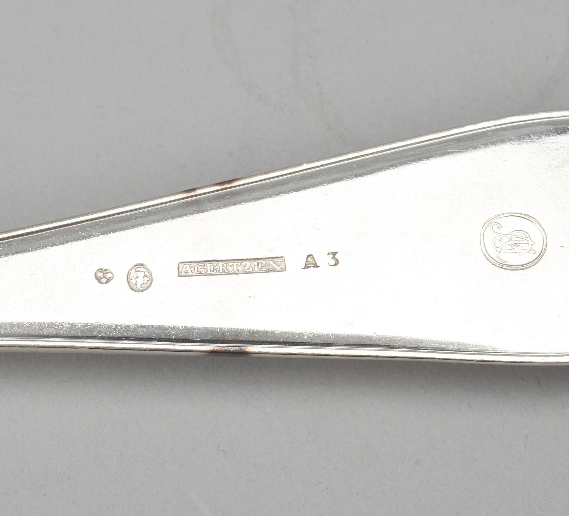 RAGUSKED, silver, A. Gertzen, Landskrona 1807. Vikt ca 130 gram.