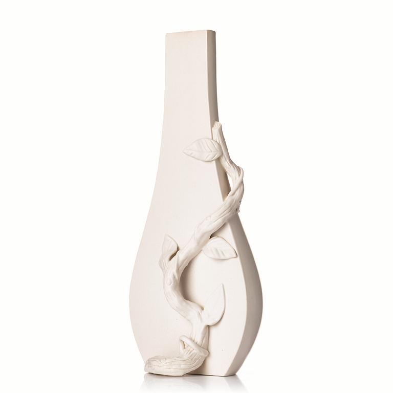 Wilhelm Kåge, a "Surrea" creamware vase, Gustavsberg, Sweden 1940's.