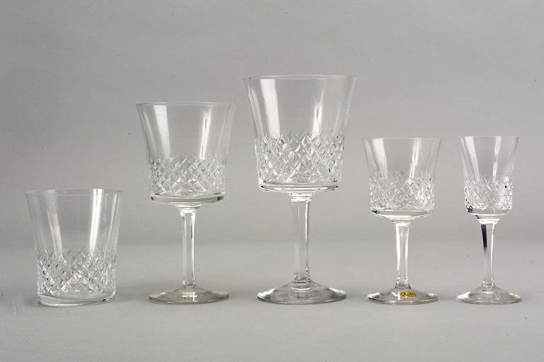 GLASSERVIS, 54 delar, BODA, 1900-takets andra hälft.