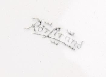 UPPLÄGGNINGSFAT, 3 st, porslin, bla Rörstrand och Göteborg, 1900-tal.