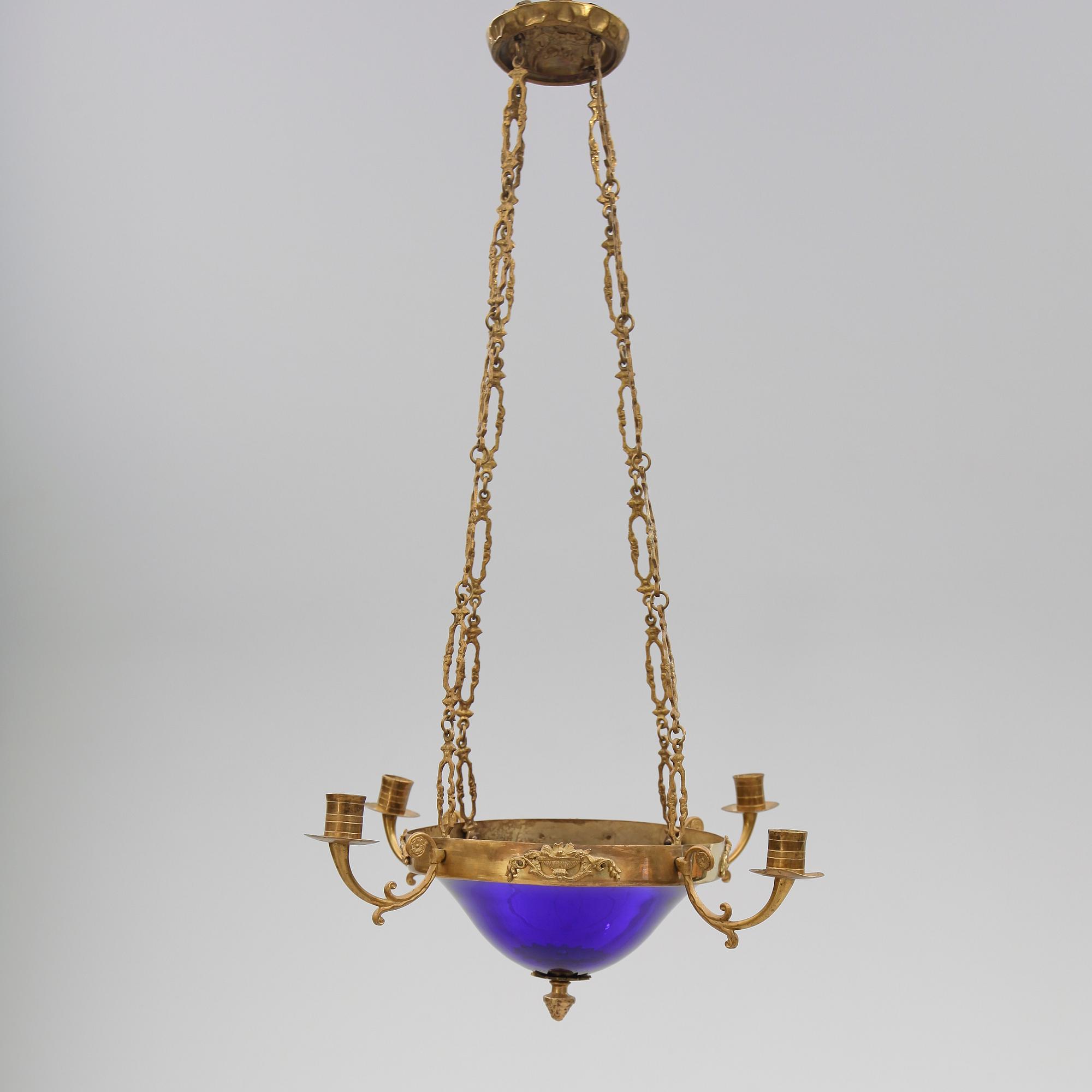 TAKAMPEL, empire, 1800-tal. Höjd ca 65 cm.